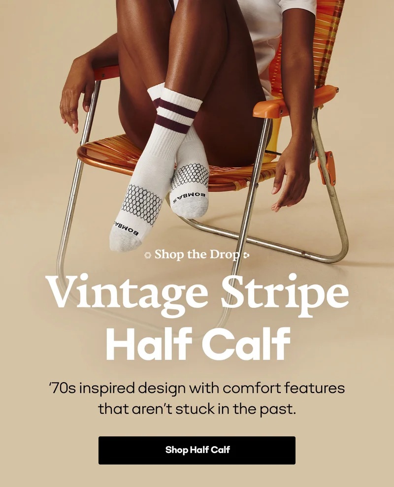 Shop the Drop | Vintage Stripe Half Calf | '70s inspired design with comfort features that aren't stuck in the past. | Shop Half Calf