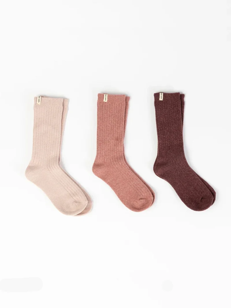 Image of Women's Plush Lounge Calf Sock 3-Pack