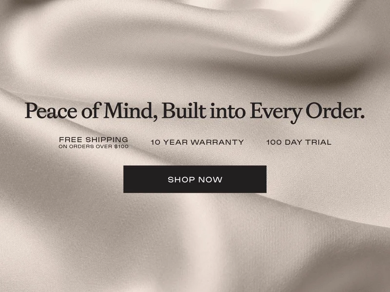 Peace of Mind, Built into Every Order.