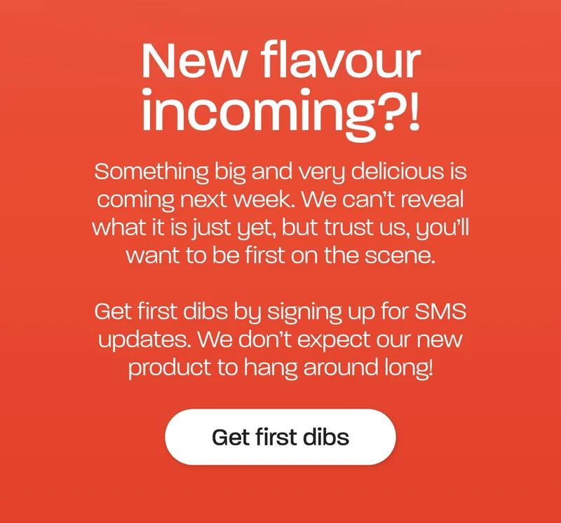 New flavour incoming!?