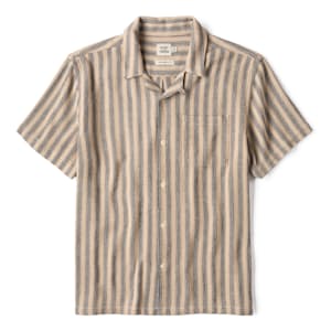 Open Weave Camp Collar Shirt