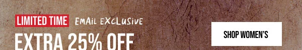 Extra 25% off Shop Women's