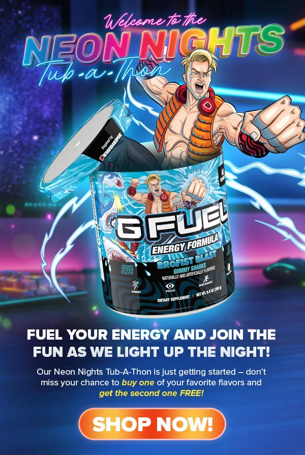 WELCOME TO THE NEON NIGHTS TUB-A-THON!