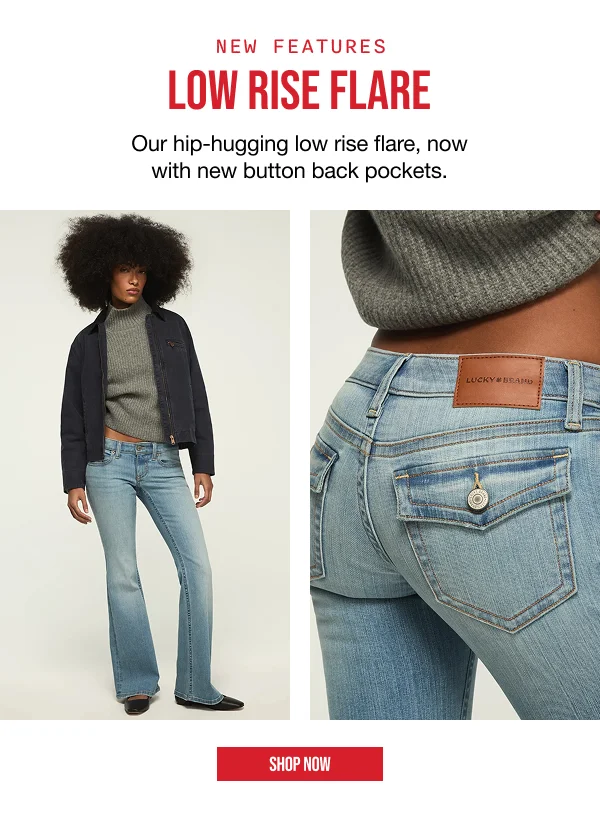 Low Rise Flare Shop now
