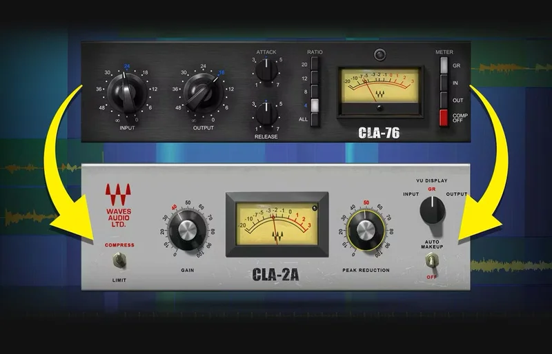 Why Waves CLA-2A and CLA-76 Compressors Sound Great Stacked Together in a Mix