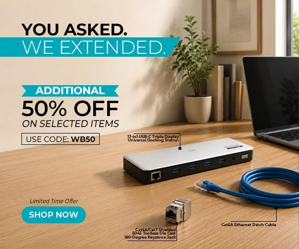 YOU ASKED. WE EXTENDED. Limited-Time Deals on Top Products Up to 50% OFF While Supplies Last