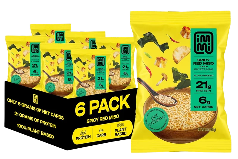Image of Immi Spicy Red Miso Ramen (6 Pack)