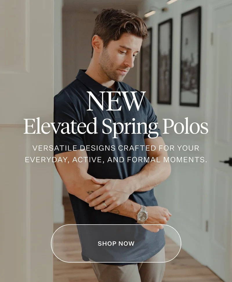 New Elevated  Spring Polos