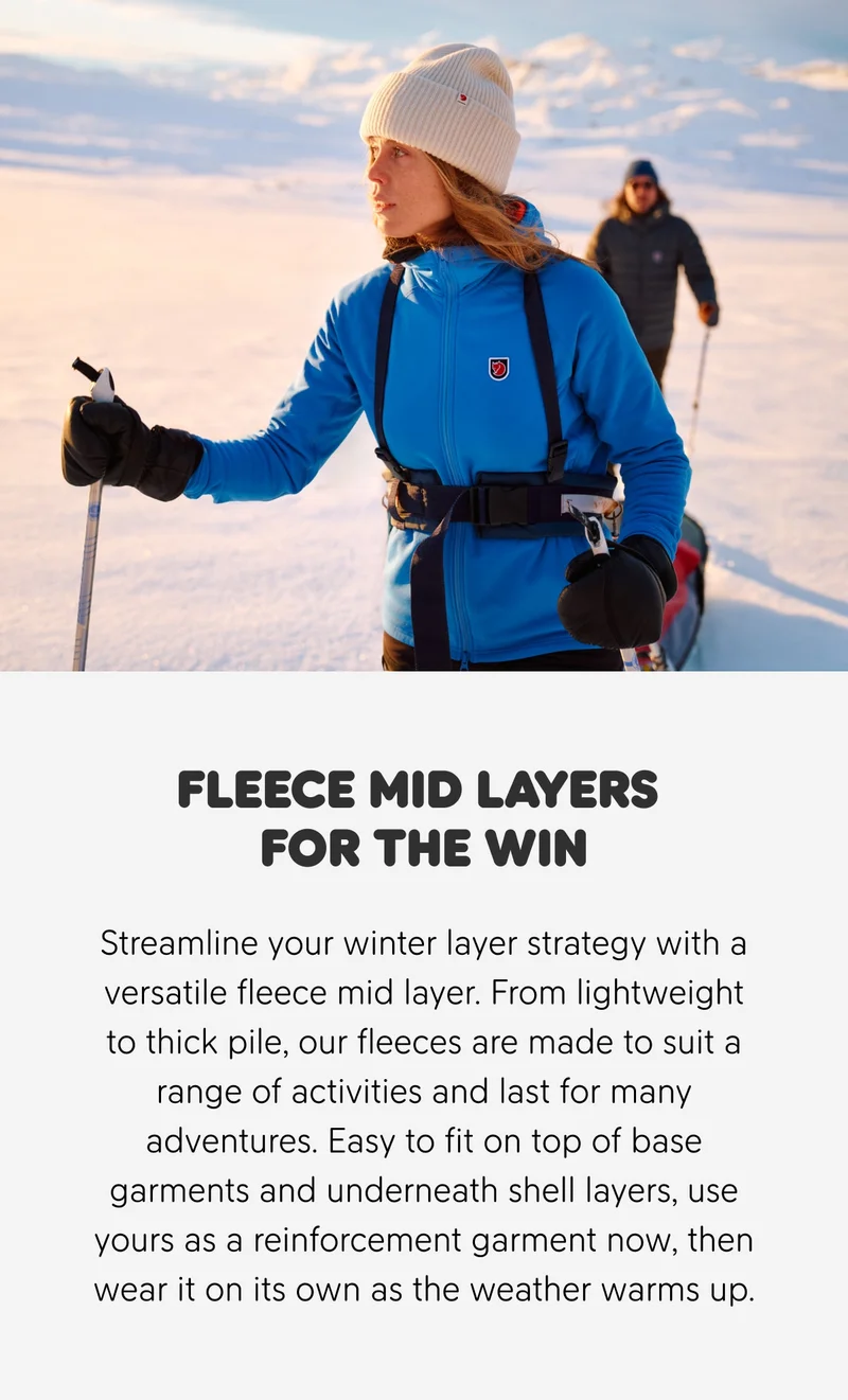 Warming fleece sweaters and hoodies