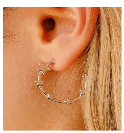 Starlight Hoop Earrings