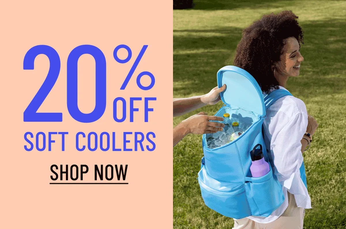 20% Off Soft Coolers!