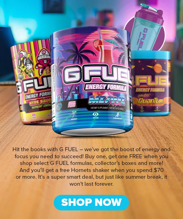 Spend $70 or More & Get a FREE HORNETS SHAKER!