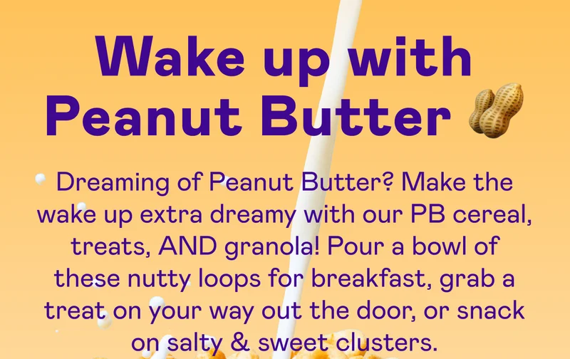 Wake up with Peanut Butter