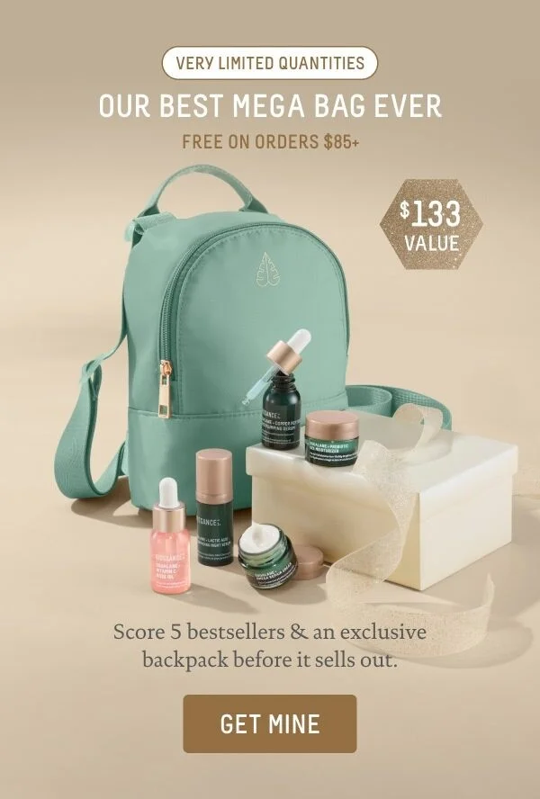 Free Mega Bag On Orders $85+ ($133 Value)