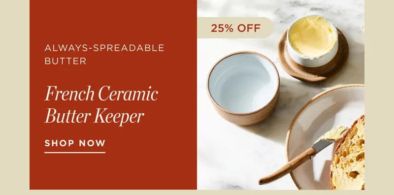 French Ceramic Butter Keeper French Ceramic Butter Keeper