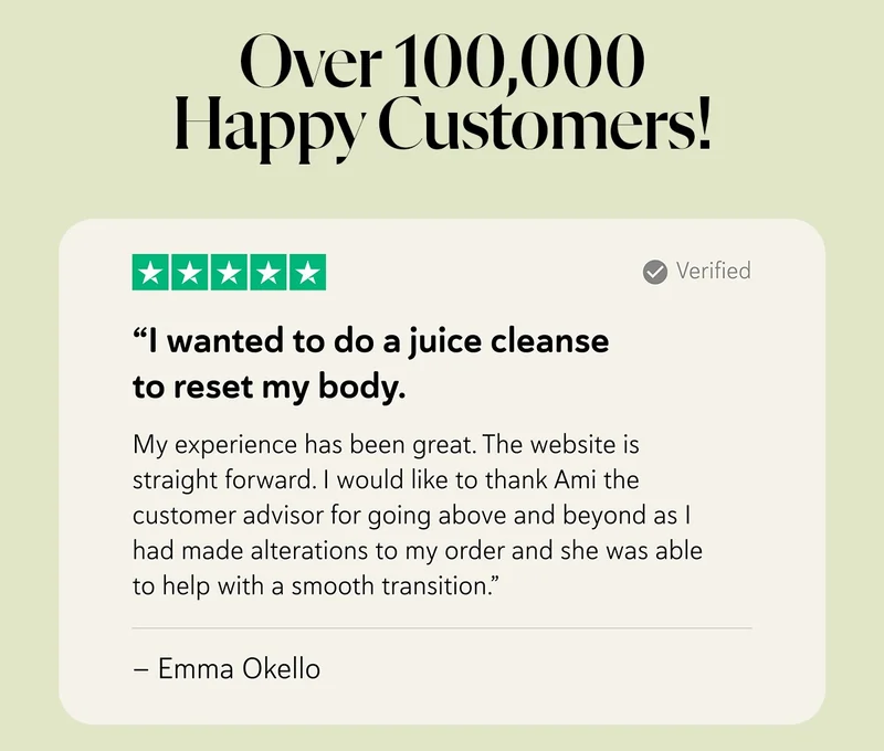 Over 100,000 Happy Customers!