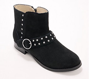 Revitalign Orthotic Suede Ankle Boots -Overland