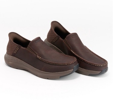 Skechers Men's Slip-ins Parson Leather Shoes - Oswin