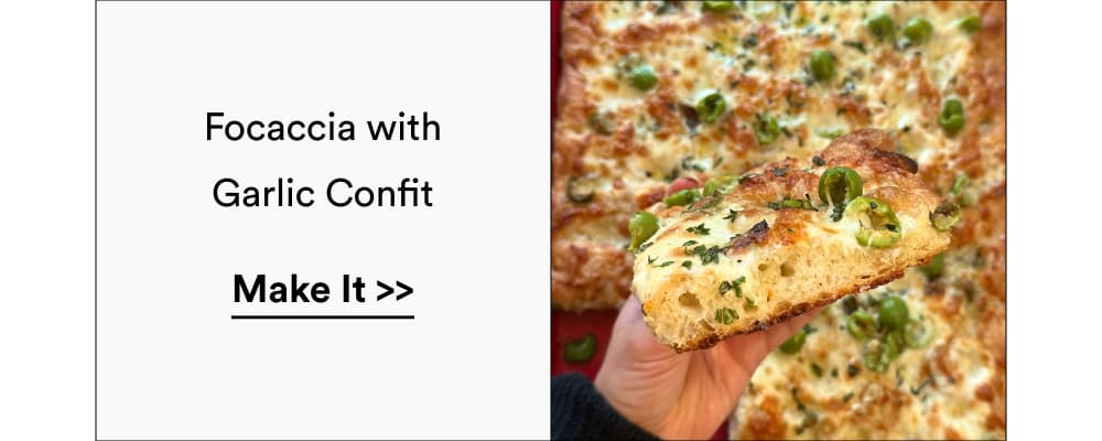 Focaccia with Garlic Confit [ Make It ]