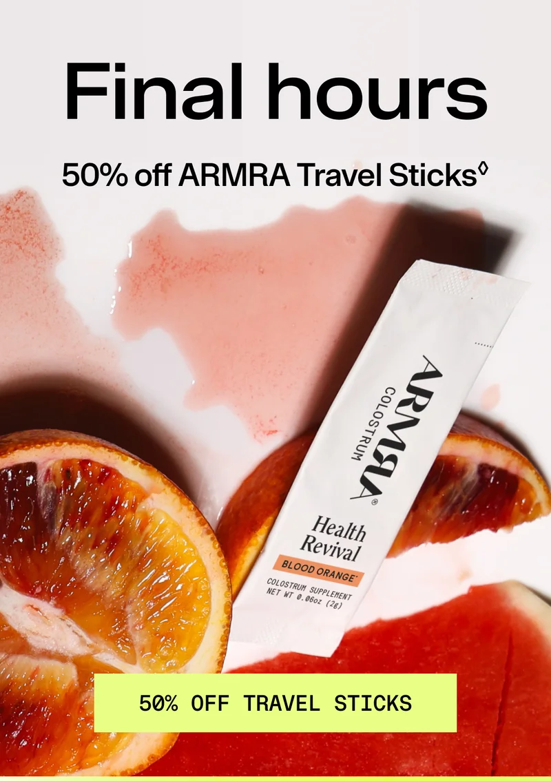 FINAL HOURS. 50% OFF ARMRA Travel Sticks