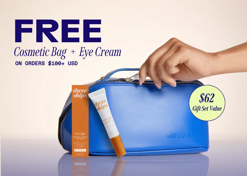 Free gift set on orders $100+ USD.
