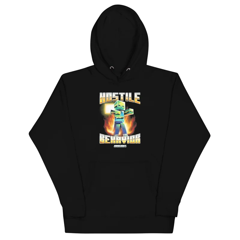 Image of Minecraft Hoodie Hostile Behavior