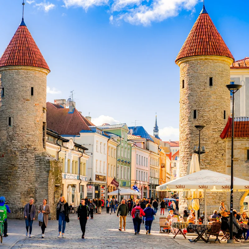 Viru Gate, Tallinn, Estonia