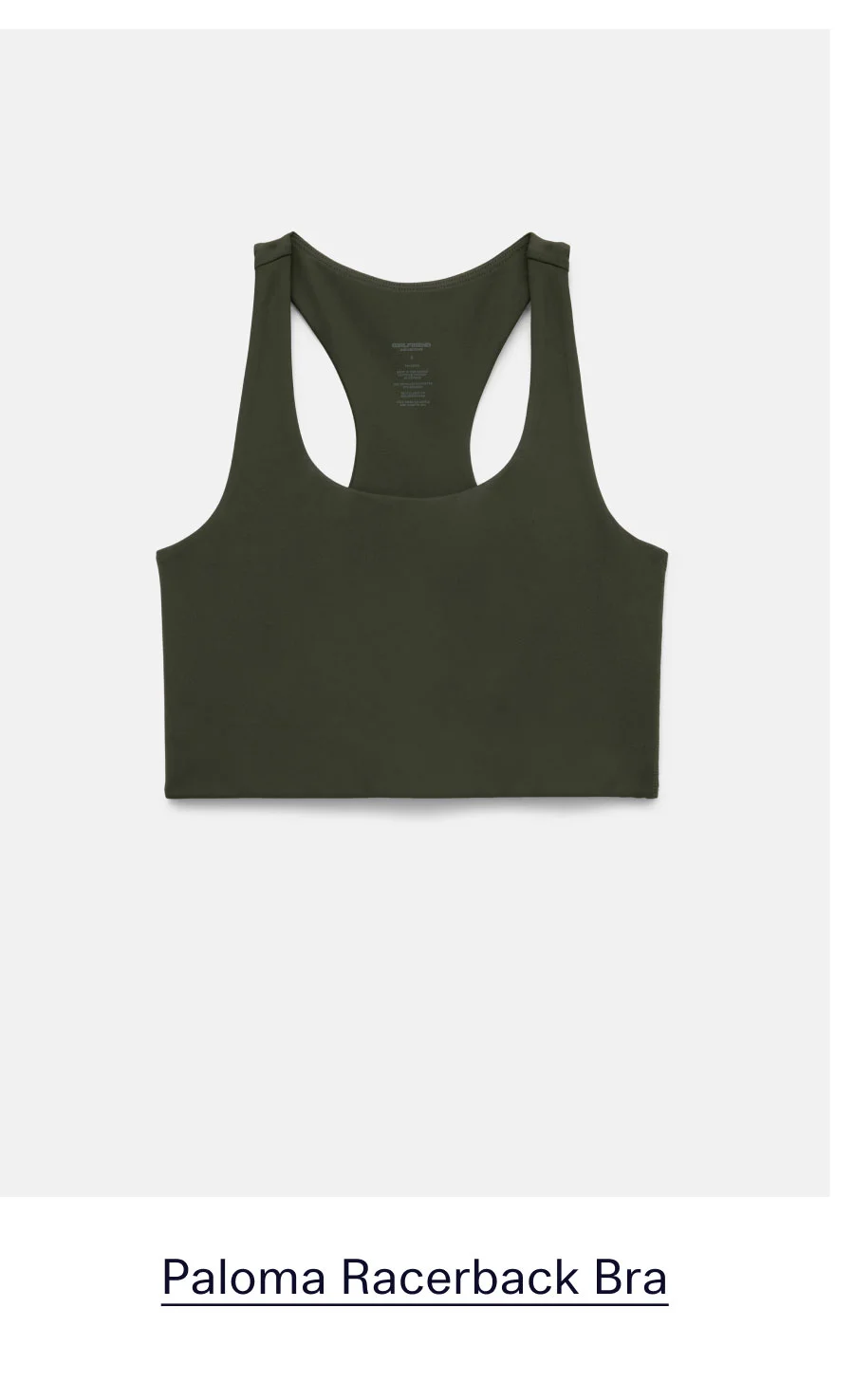 Terrace Paloma Racerback Bra