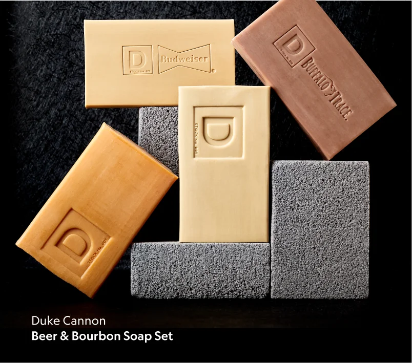 Beer & Bourbon Soap Set