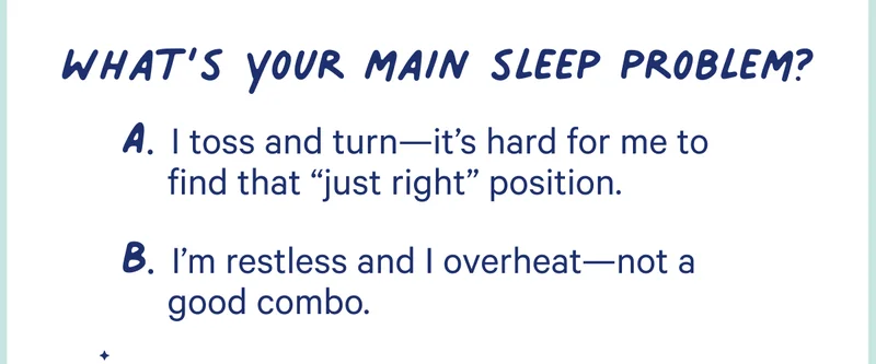what's your main sleep problem?