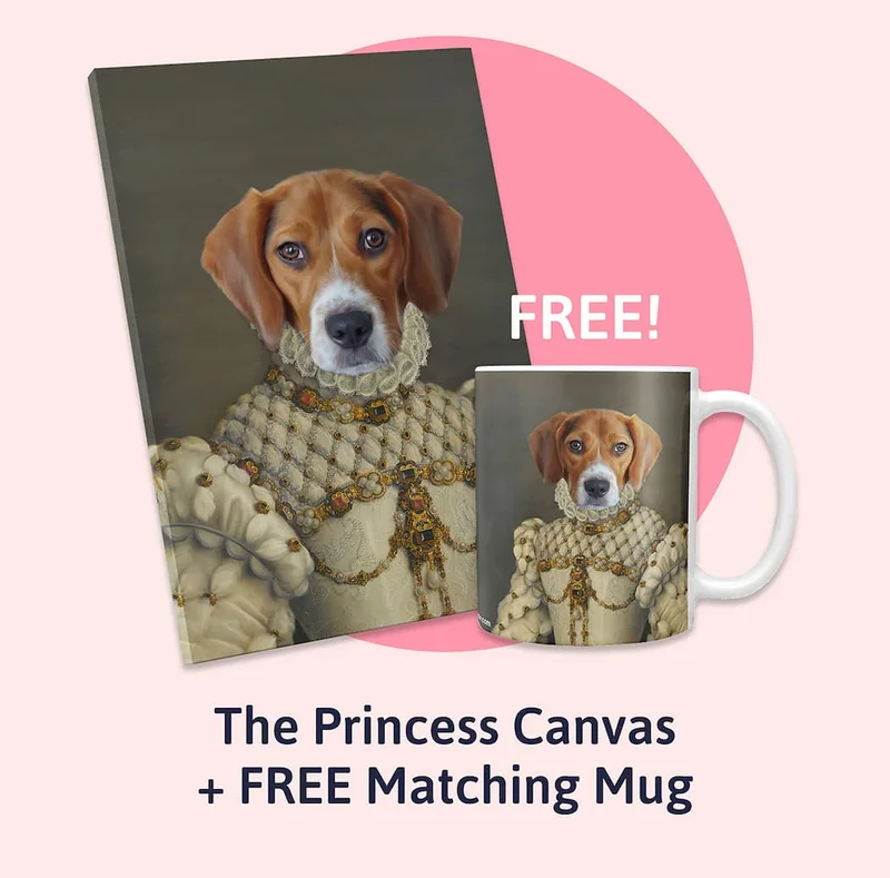 The Princess Canvas + FREE Mug