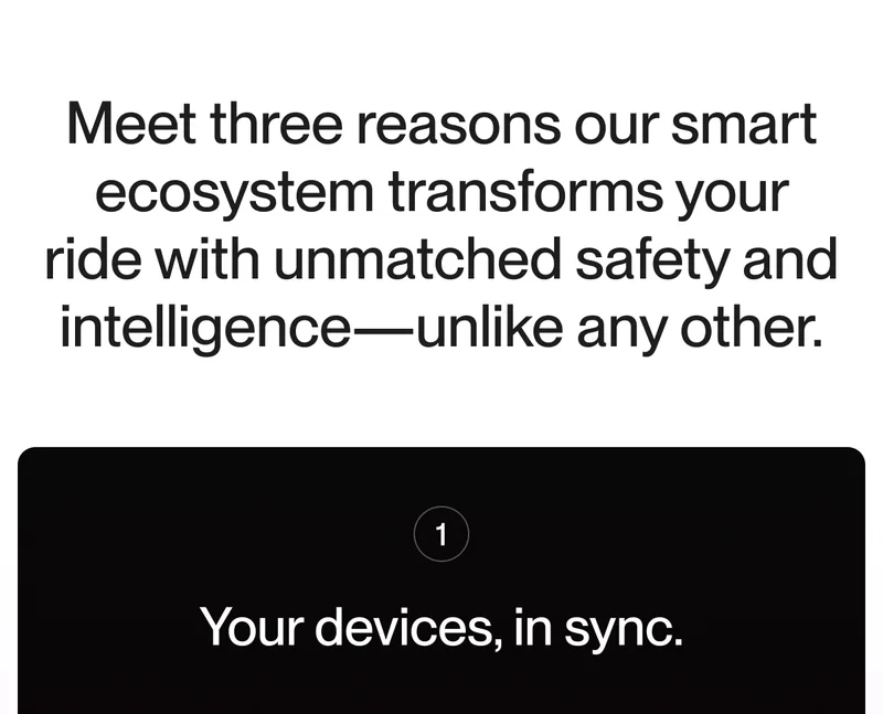 Header text reading 'Three things you didn’t know about our ecosystem' in bold font against a clean white background.