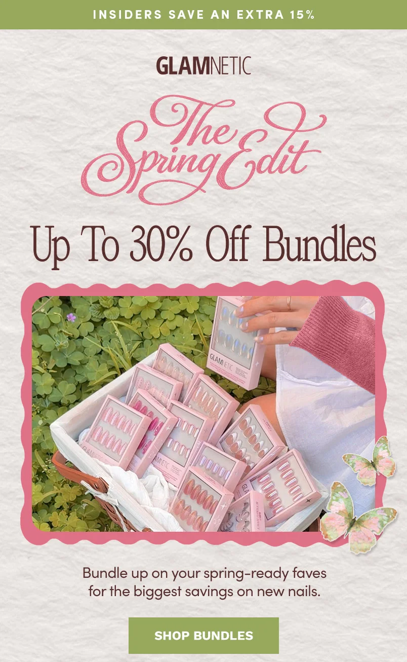 Up to 30% Off The Spring Edit Bundles. Shop Bundles