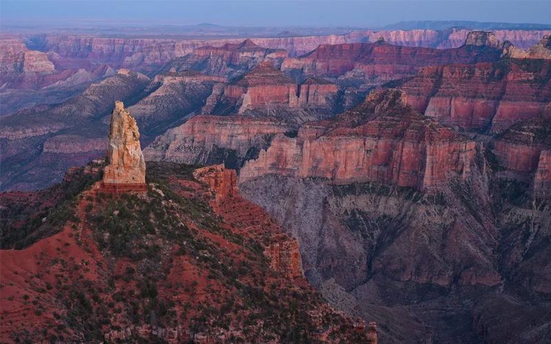 A view of Grand Canyon's North Rim
