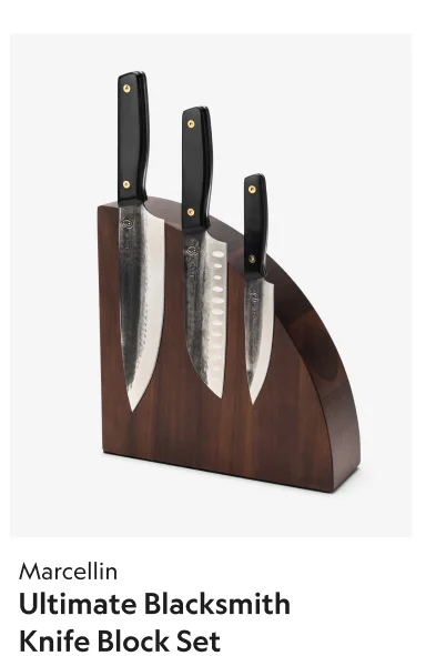 Ultimate Blacksmith Knife Block Set