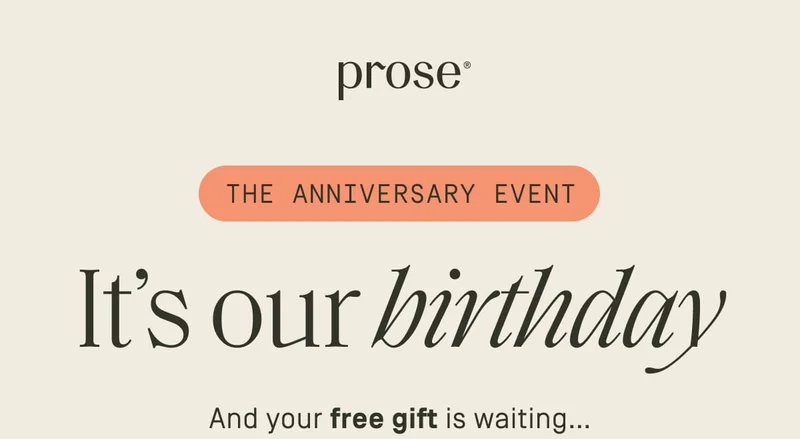 Prose | The anniversary event