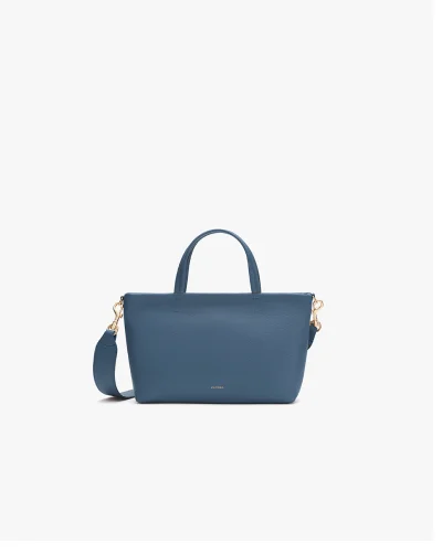 Mini Easy Zipper Tote Indigo