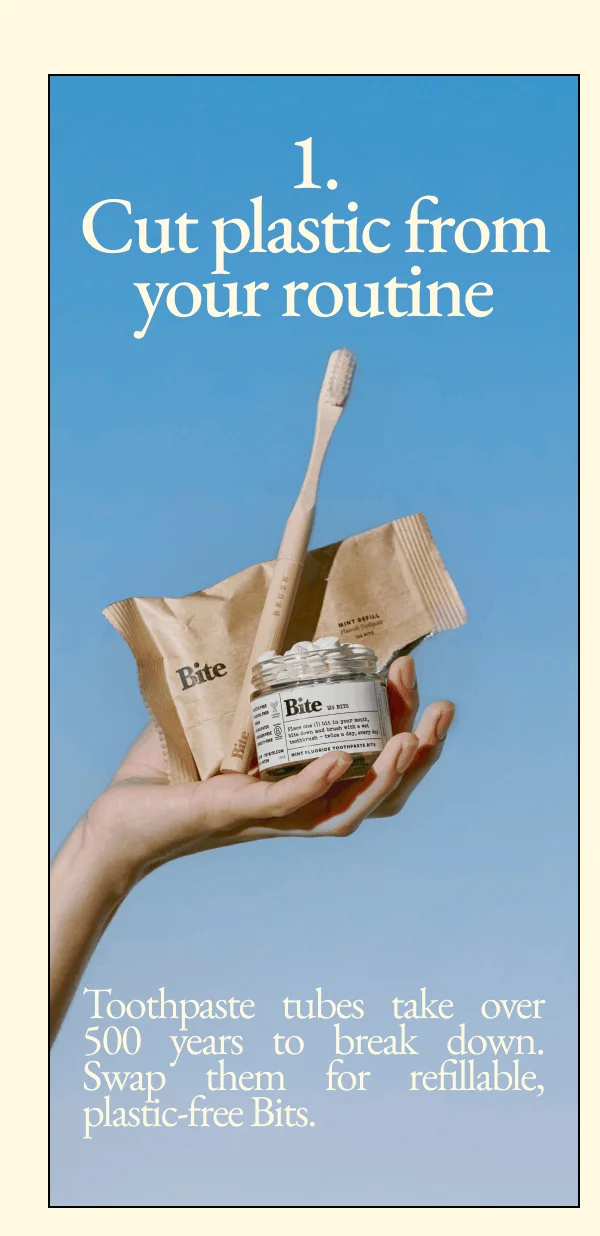Cut plastic from your routine