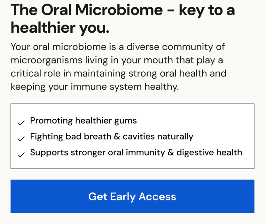 The Oral Microbiome - key to a healthier you.