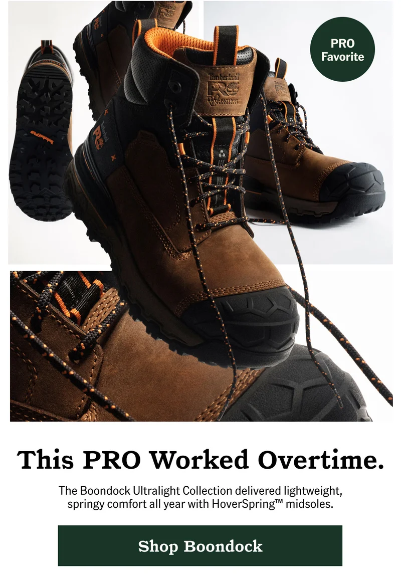 This PRO Worked Overtime. Shop Boondock.
