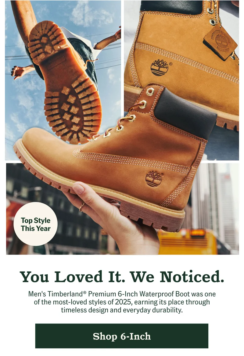 You Loved It. We Noticed. Shop 6-Inch