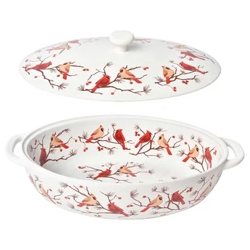 Temp-tations Seasonal 3.5-qt Covered Casserole with Handles