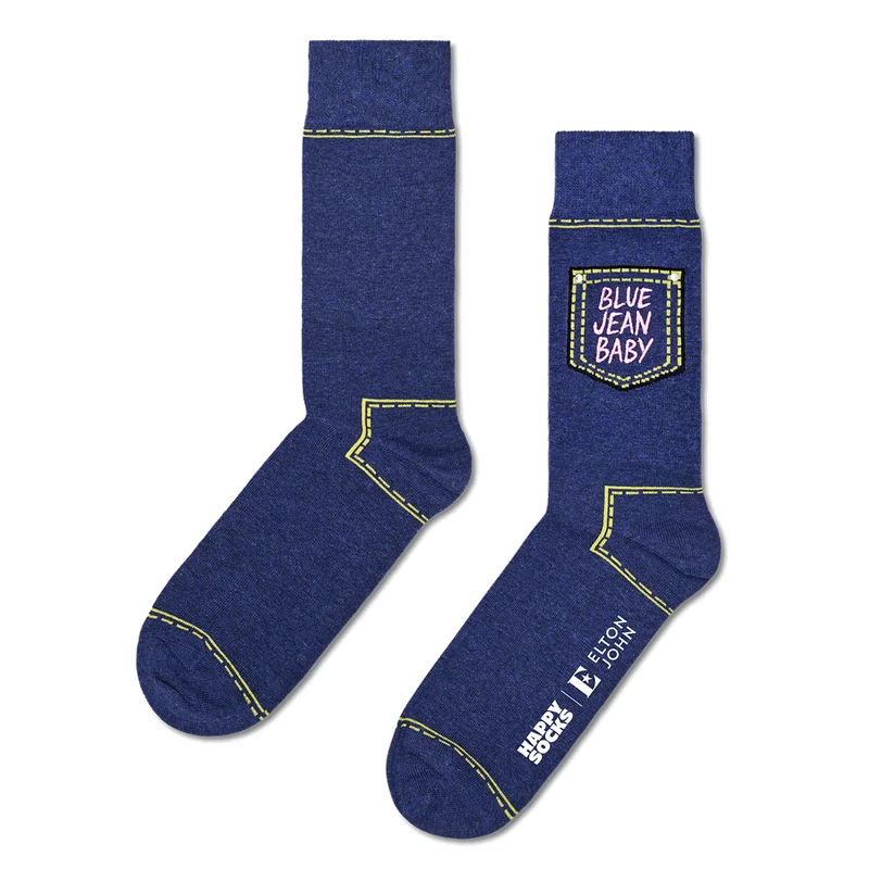 Blue Jean Baby Sock