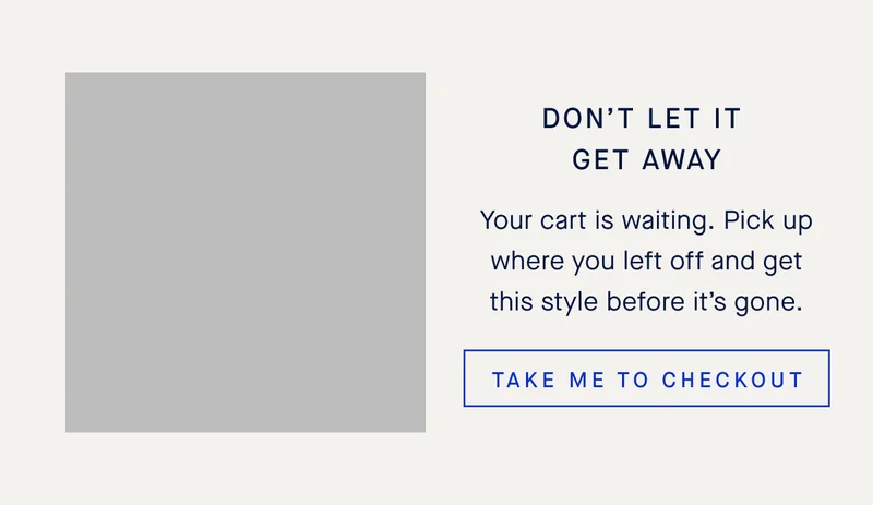 TAKE ME TO CHECKOUT
