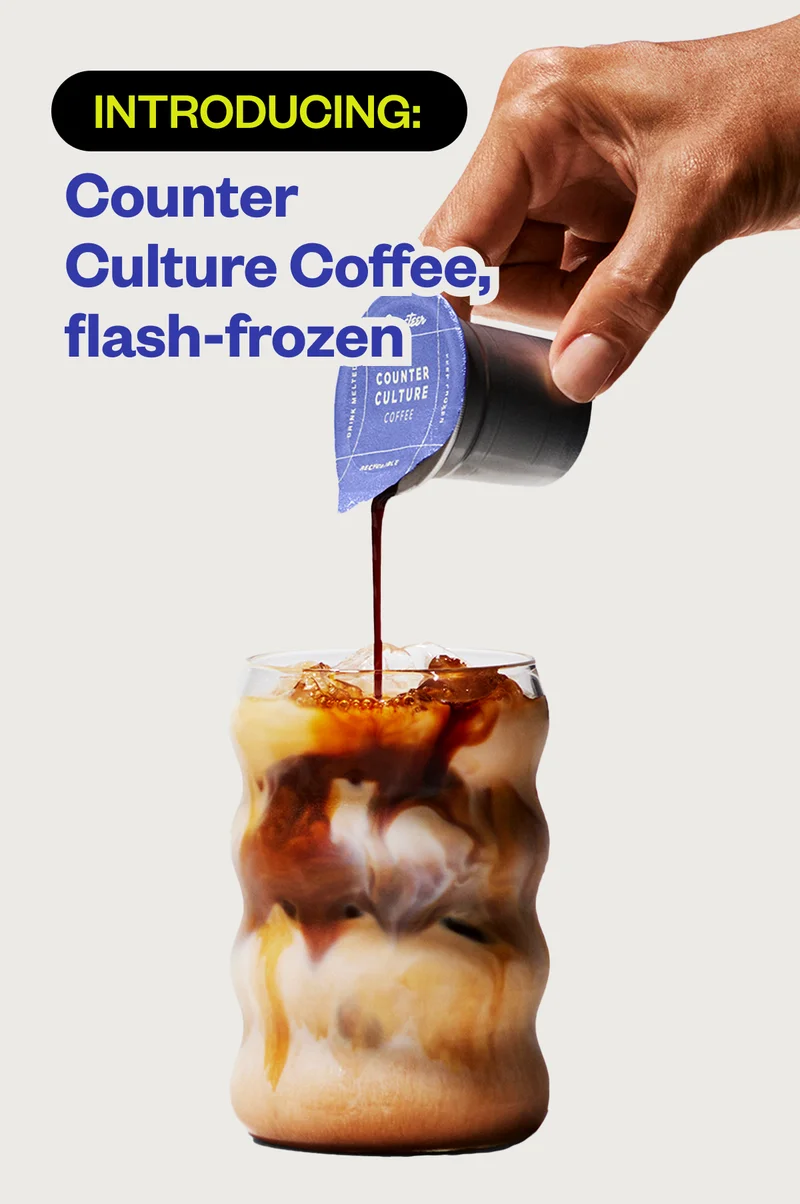 Introducing Counter Cultuer Coffee, flash-frozen Introducing Counter Cultuer Coffee, flash-frozen