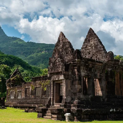 Older than Angkor Wat in Cambodia, the Vat Phou temple complex in Laos is a UNESCO World Heritage site built by Khmer kings to celebrate the Hindu gods.