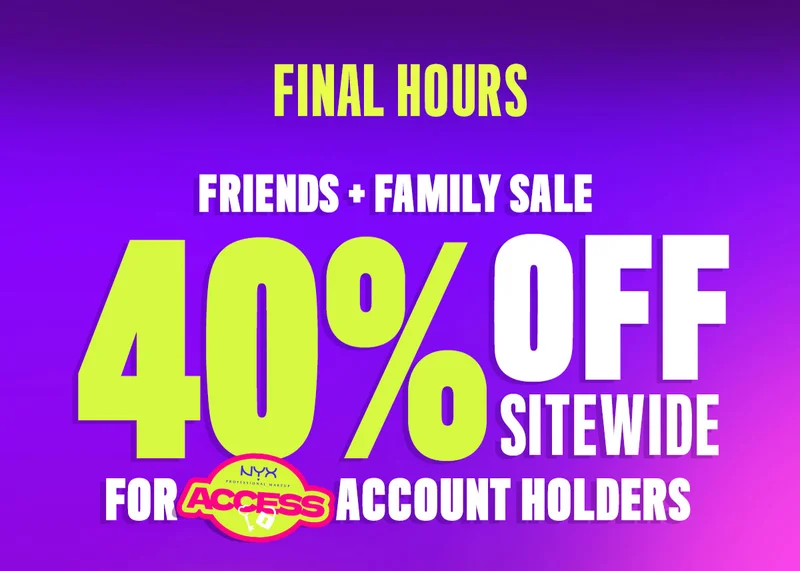 Final hours 40% off sitewide