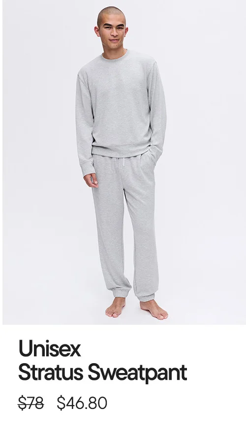 Unisex Stratus Sweatpant $46.80