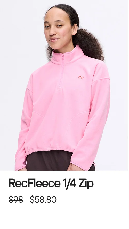 RecFleece 1/4 Zip $58.80