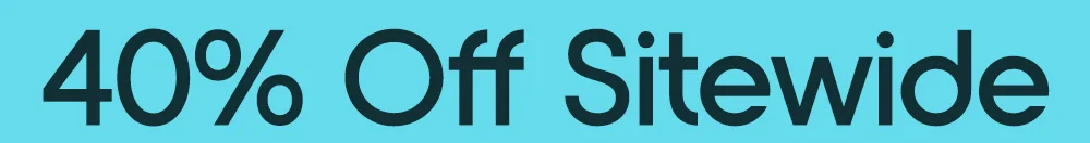 40% Off Sitewide